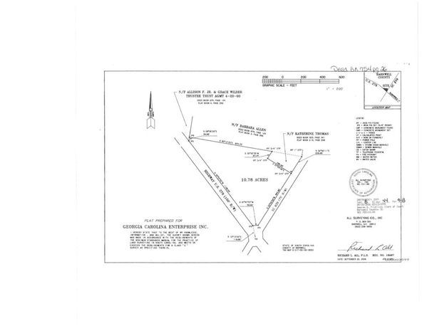 Williston, SC Land - Zoned for Junkyard: 12 SC Highway 39, Williston, SC 29853
